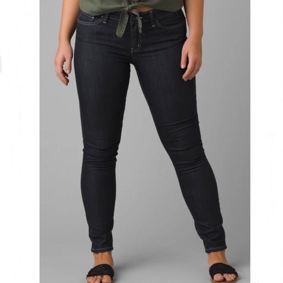 Prana Denim - Prana Kayla Performance Stretch Denim Wash Mid-Rise Skinny Jeans Size 6